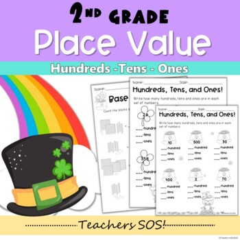 Preview of Place Value - Hundreds, Tens, and Ones (March- St.Patrick's Day)