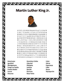 Distance Learning-Martin Luther King Jr. - Word Search & D