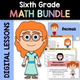 Math Bundle for Sixth Grade | Google Slides | 30% off | Ma