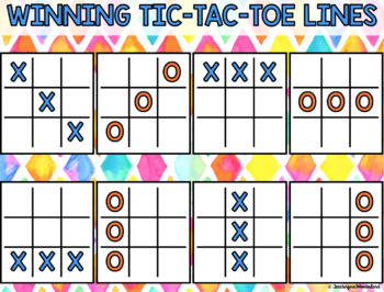 Addition Tic Tac Toe  Glow Day Games for Addition Within 10