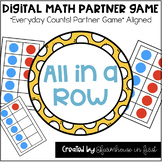 Distance Learning Math Partner Games: All in a Row (Everyd