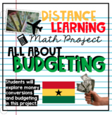 Interactive Distance Learning Math Project - Budgeting