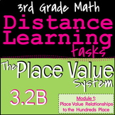 Distance Learning Math Tasks: 3rd Grade Place Value System - Module 1