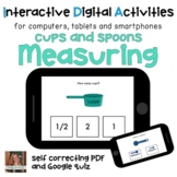 Measuring Cups and Spoons ⋅ Interactive PDF, Boom Cards an
