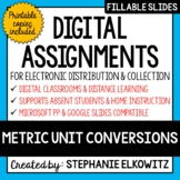 Metric Unit Conversions Digital Activities | Distance Learning