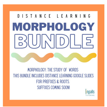 Preview of Distance Learning Morphology Bundle to Support Structured Literacy