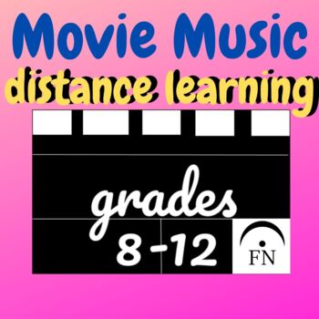 Preview of Distance Learning Movie Music Project | At Home Film Music Project