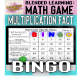 Paperless Digital Multiplication Fact Bingo/ Google Slides