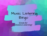 Distance Learning Music Listening Bingo