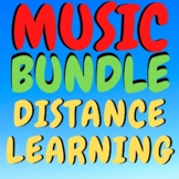 Distance Learning Music BUNDLE | Worksheets, Videos, Proje