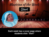 Distance Learning: Musician of the Week (1st Qtr.)