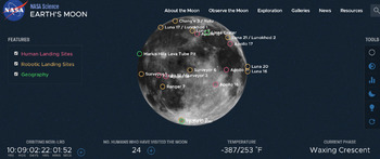 Preview of Distance Learning- NASA Moon Simulation Explore Sheet 