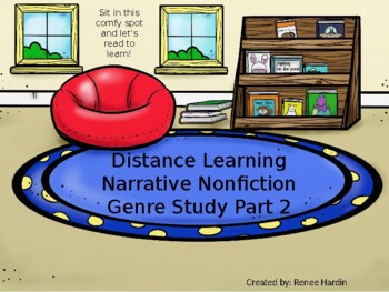 Preview of Distance Learning: Narrative Nonfiction Part 2