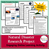 Distance Learning Natural Disaster Research Project-Fully 