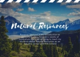 Distance Learning: Natural Resources