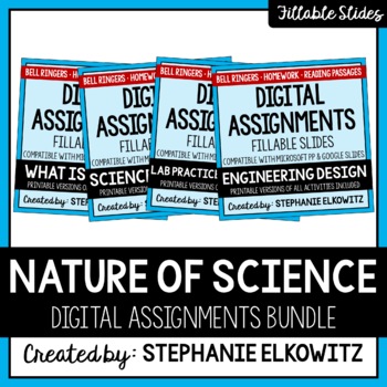 Preview of Intro to Science / Nature of Science Digital Activities | Distance Learning