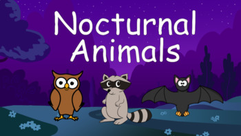 Distance Learning Nocturnal Animals (Google Slides) by Buzy Learnerz