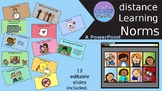 Distance Learning Expectations Editable PowerPoint