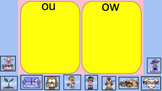 OU & OW Words - Picture Sort - Distance Learning