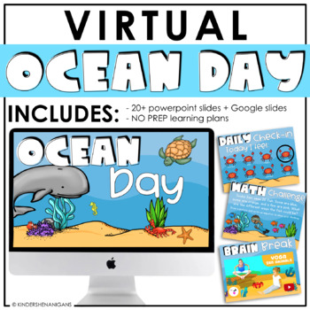 Preview of Distance Learning | End of the Year | Ocean Day