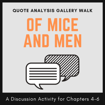 Preview of Distance Learning Of Mice and Men Activity: A Discussion and Analysis Activity 2