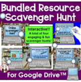 Digital Online Scavenger Hunt Bundle Google Compatible