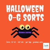 Distance Learning Orton-Gillingham: Halloween Sorts for Sp