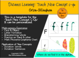Distance Learning: Orton-Gillingham: Teach New Concept C-Q