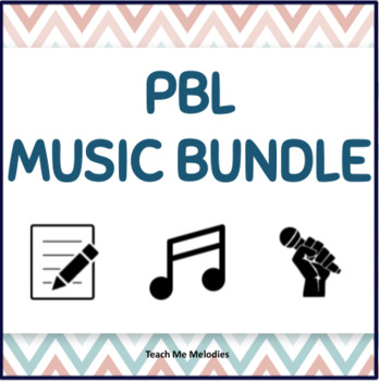 Preview of MUSIC PBL BUNDLE: 5 Large Units!