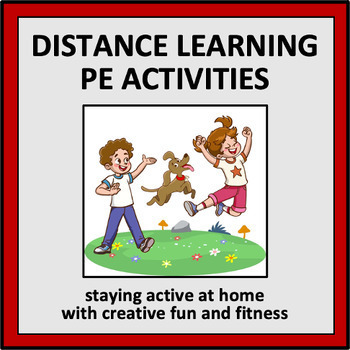 Preview of Distance Learning PE Activities - games for remote learning