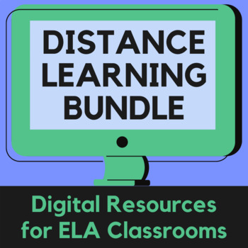 distance learning packet for secondary ela reading worksheets