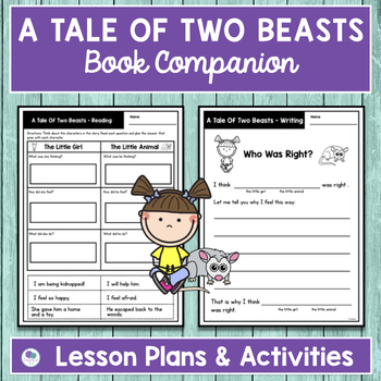Preview of Distance Learning Packets First Grade - A Tale Of Two Beasts