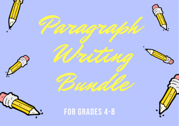 Preview of Paragraph Writing Bundle