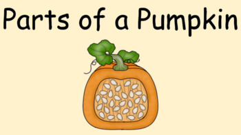 Preview of Distance Learning Parts of a Pumpkin (Google Slides)