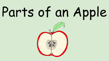 Preview of Distance Learning Parts of an Apple (Google Slides)