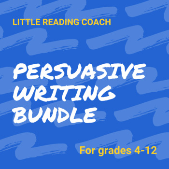 Preview of Persuasive Writing Bundle