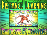 Distance Learning Pick a Card Health and PE Challenge Human Body