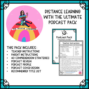 Preview of Distance Learning Podcast Pack