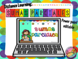 Distance Learning - Power point: Sumas parciales SPANISH VERSION