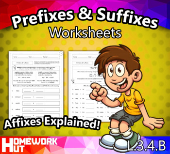 Preview of Prefixes and Suffixes Worksheets