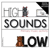 Distance Learning Primary Music Activity- High and Low Sounds