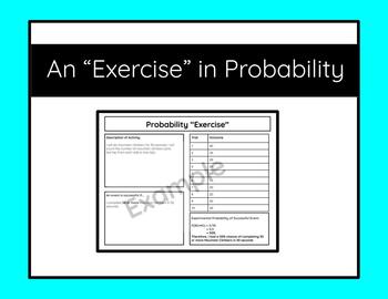 Preview of Distance Learning Probability Assignment Physical Activity Gym