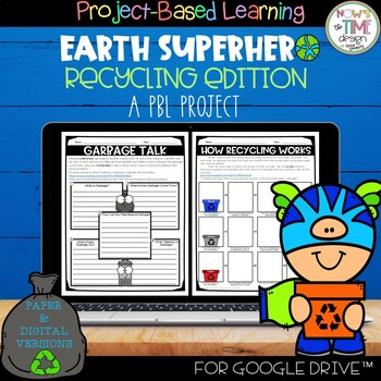 Preview of Recycling Project Based Learning | Earth Day