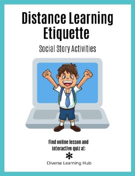 Distance Learning Proper Etiquette Special Education Social Story