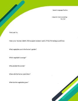 Preview of Distance Learning Question Answering for Language and Communicating