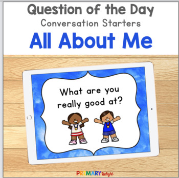 Preview of FREE Question of the Day All About Me | Conversation Starters