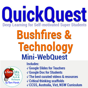 Preview of Distance Learning: QuickQuest on Fire Disasters and Technology
