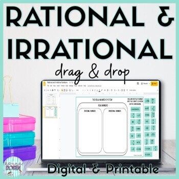 Preview of Rational and Irrational Numbers Digital Activity