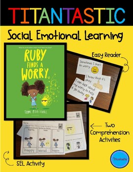 Preview of Distance Learning Read Aloud and SEL Activity: Ruby Finds A Worry