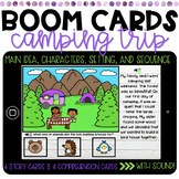 Distance Learning | Reading Comprehension BOOM CARDS | Cam